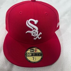 Red New Era 59FIFTY Cap white Sox mlb
